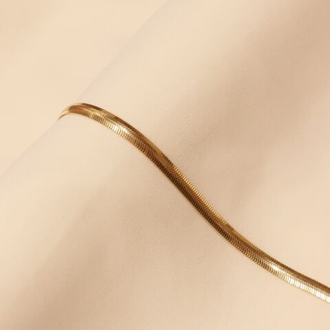 5 Mm Balık Sırtı Zincir Modern Bileklik