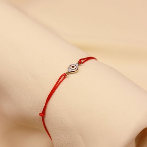 Nazar  Mineli Kırmızı İpli Bileklik
