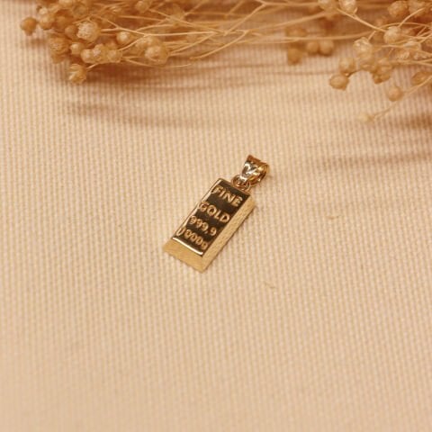 Small Külçe Modern Kolye Ucu