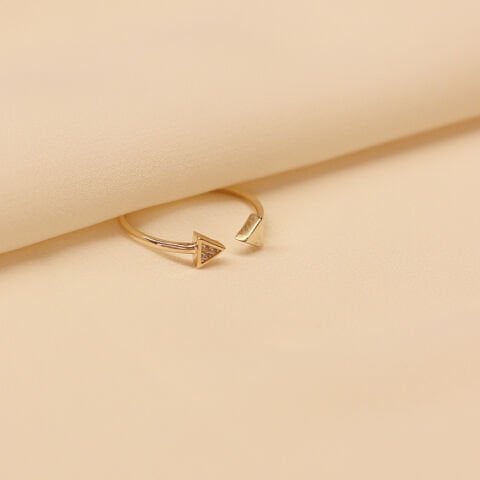 Ayrık Üçgen Minimal Yüzük