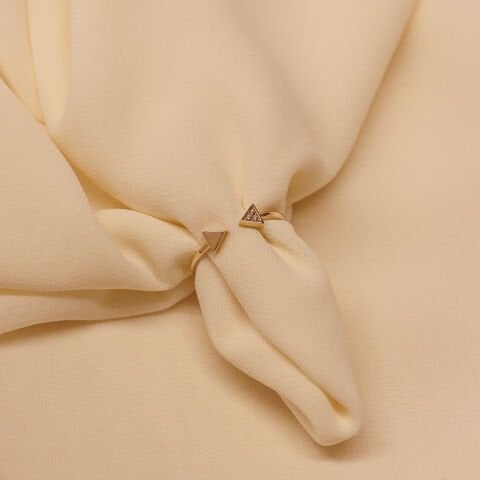 Ayrık Üçgen Minimal Yüzük