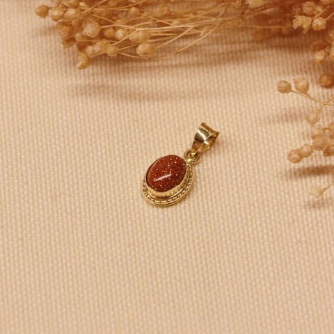 Kumlu Akik Modern Kolye Ucu