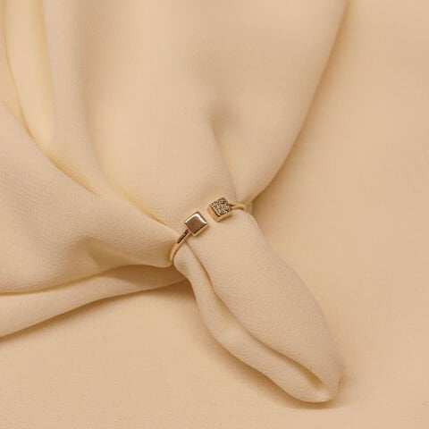 Ayrık Küp Minimal Yüzük