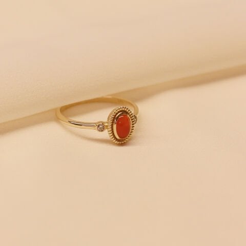 Vintage Akik Minimal Yüzük