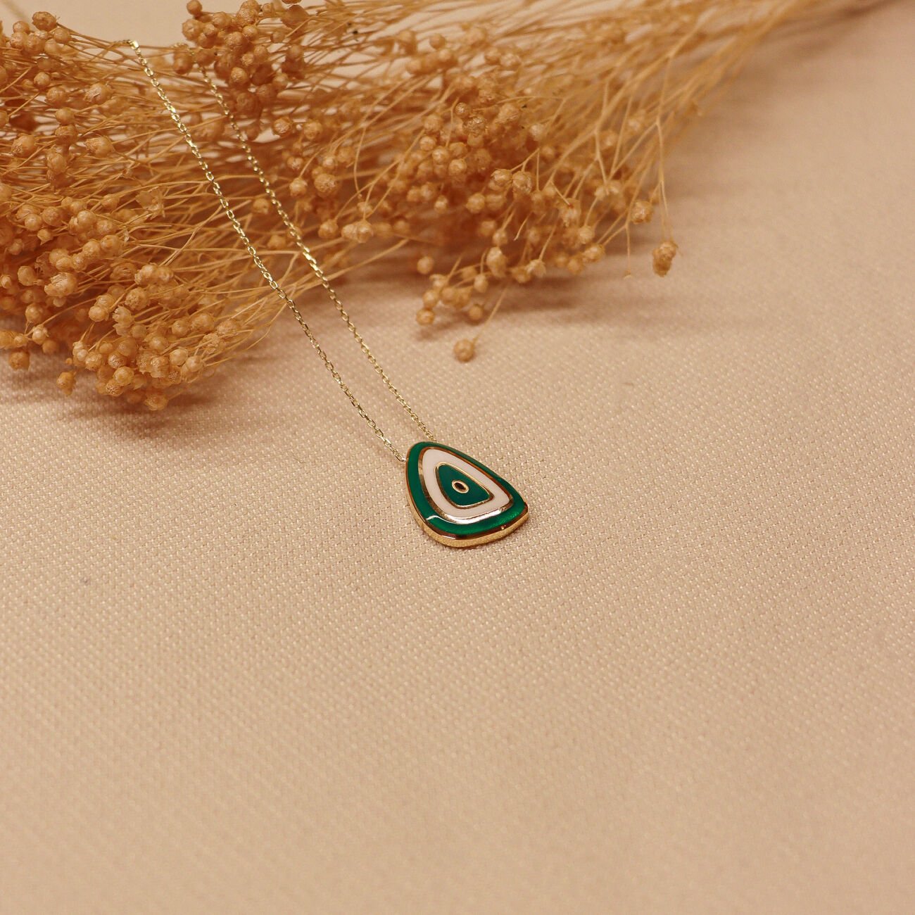 Nazar Boncuğu Minimal Kolye