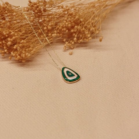 Nazar Boncuğu Minimal Kolye