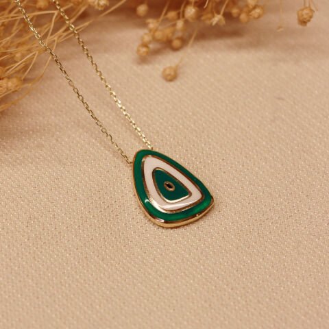 Nazar Boncuğu Minimal Kolye