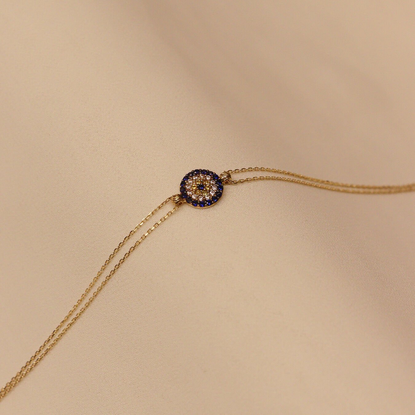 Nazar Boncuğu Minimal Bileklik Type 1