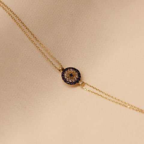 Nazar Boncuğu Minimal Bileklik Type 1