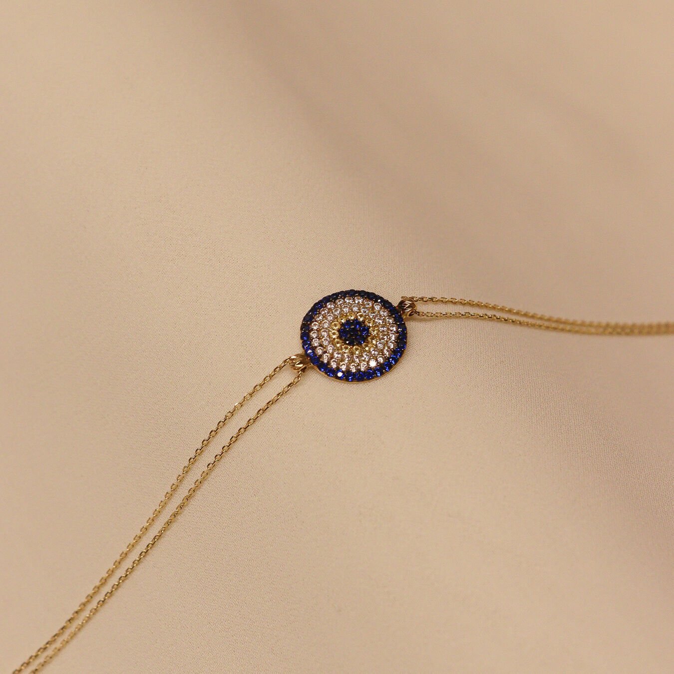 Nazar Boncuğu Minimal Bileklik Type 3