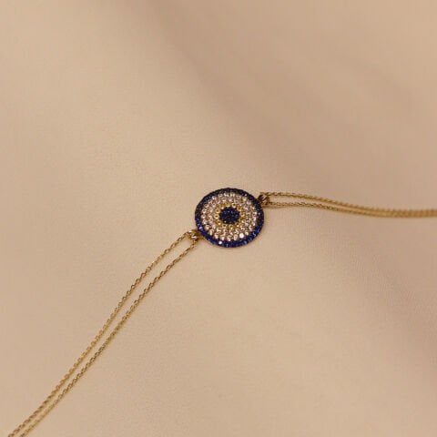 Nazar Boncuğu Minimal Bileklik Type 3