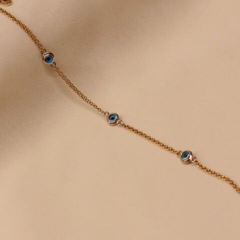 3 Gözlü Minimal Bileklik