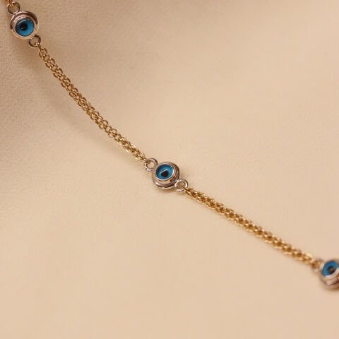 3 Gözlü Minimal Bileklik