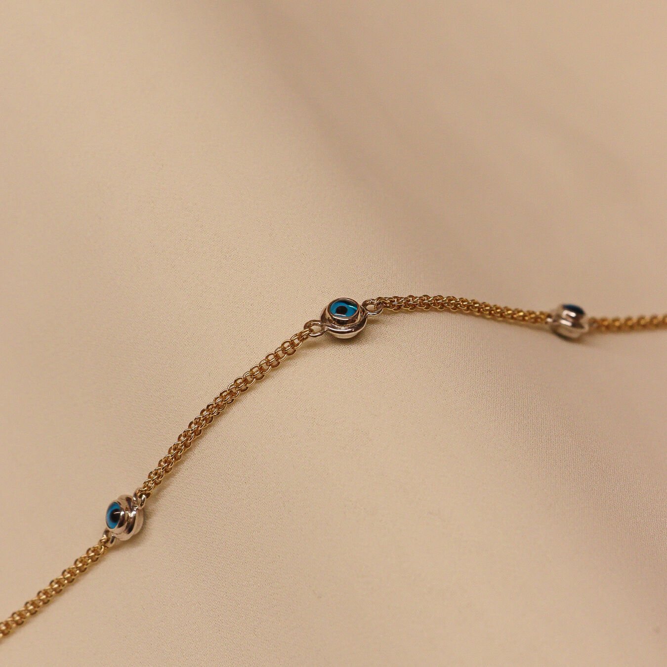 3 Gözlü Minimal Bileklik