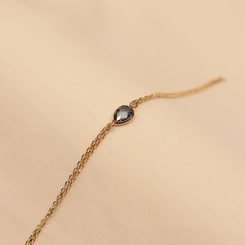 Firuze Taşlı Minimal Bileklik