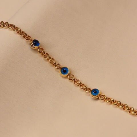 Üç Sosyete Gözlü Modern Bileklik