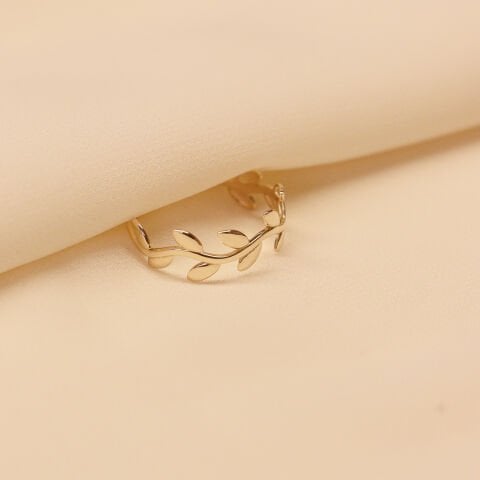 Zeytin Dalı Minimal Yüzük