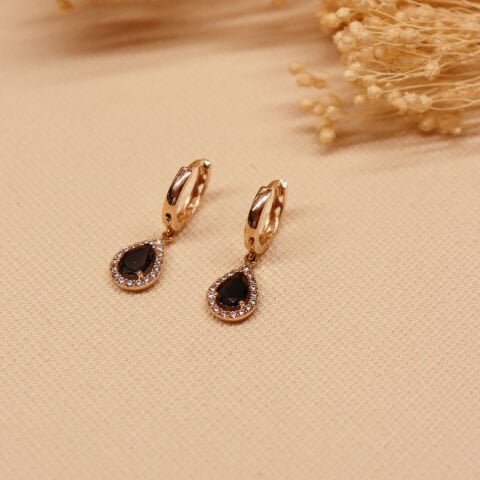 Safir Sallantılı Küpe
