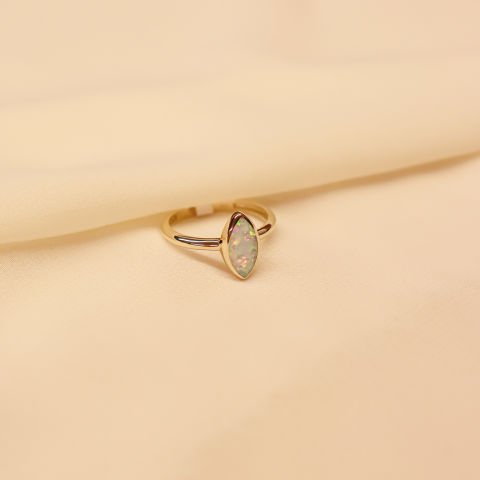 Markiz Opal Minimal Yüzük