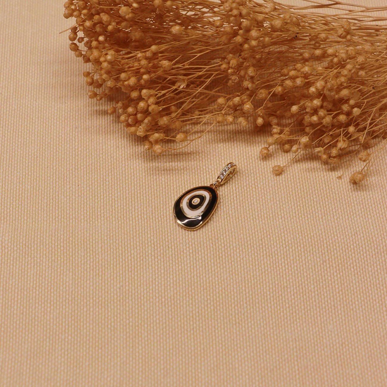 Mineli Göz Modern Kolye Ucu