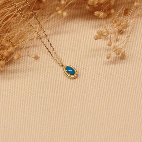 Firuze Cornice Minimal Kolye