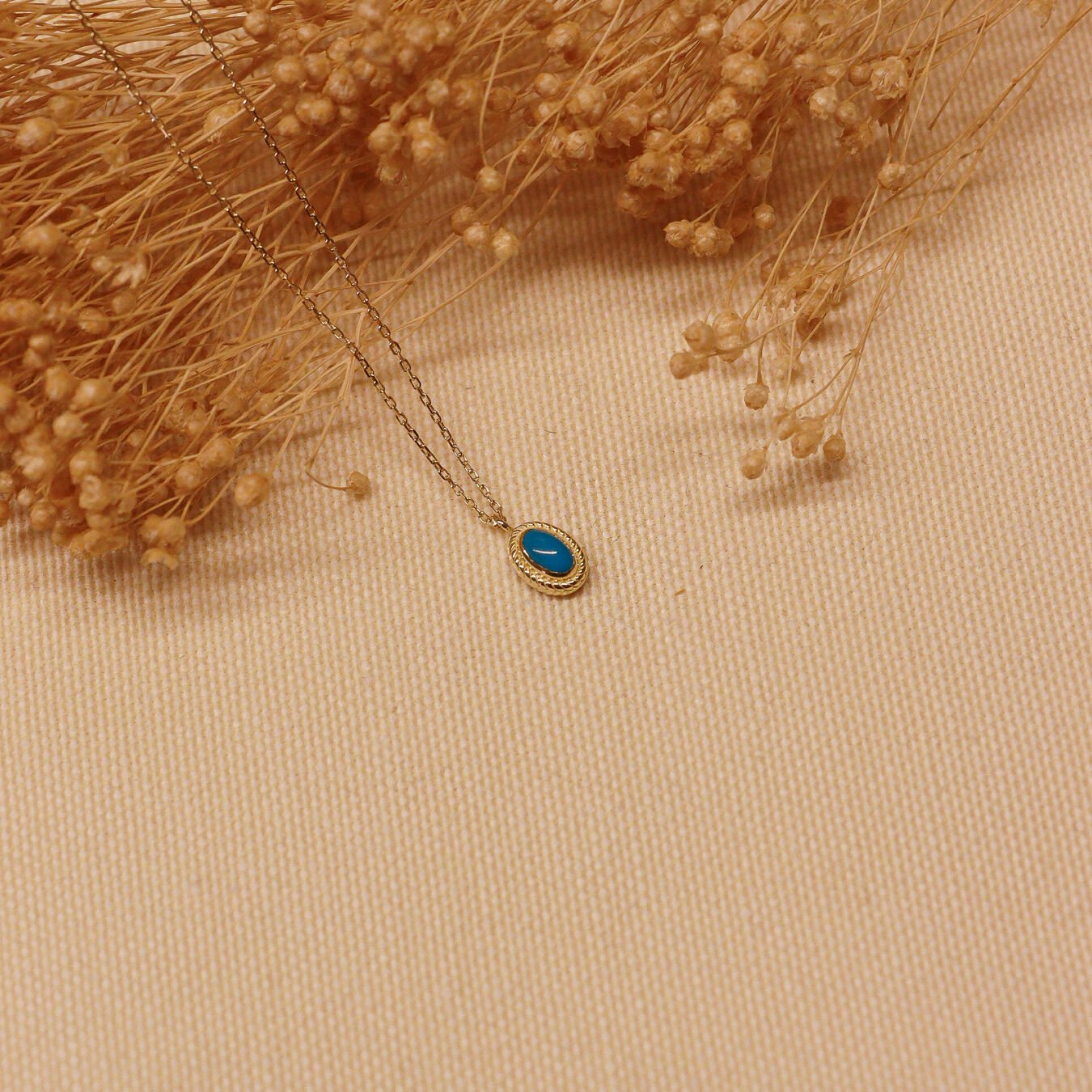 Firuze Cornice Minimal Kolye