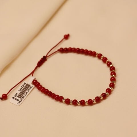 3 Mm Dorika Toplu Mercan İpli Bileklik