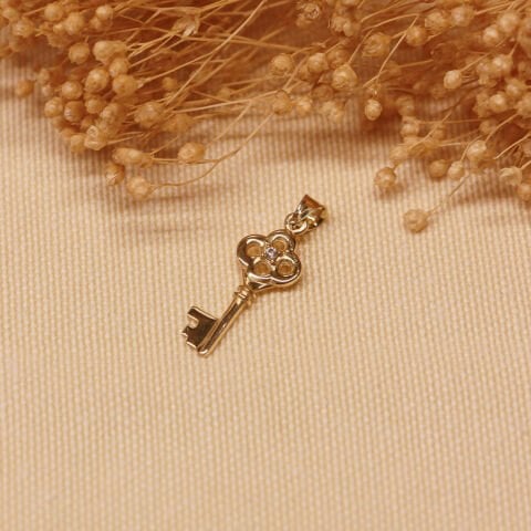 Anahtar Minimal Kolye Ucu