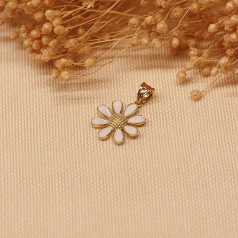 Papatya Minimal Kolye Ucu