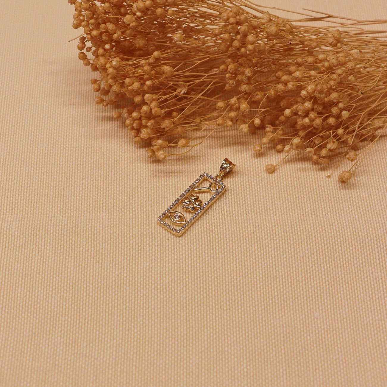 Şans Minimal Kolye Ucu