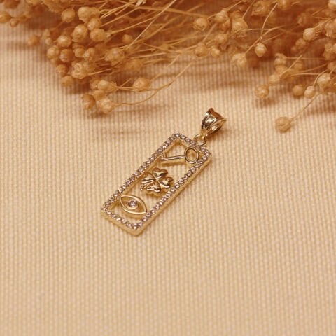 Şans Minimal Kolye Ucu