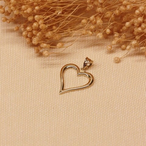 Kalp Minimal Kolye Ucu