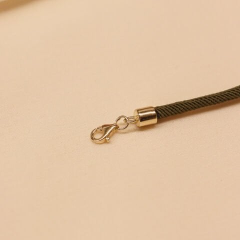 4 Mm Küp Yeşil İpli Bileklik