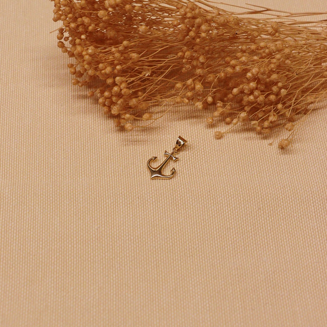 Çapa Minimal Kolye Ucu