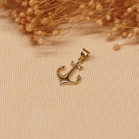 Çapa Minimal Kolye Ucu