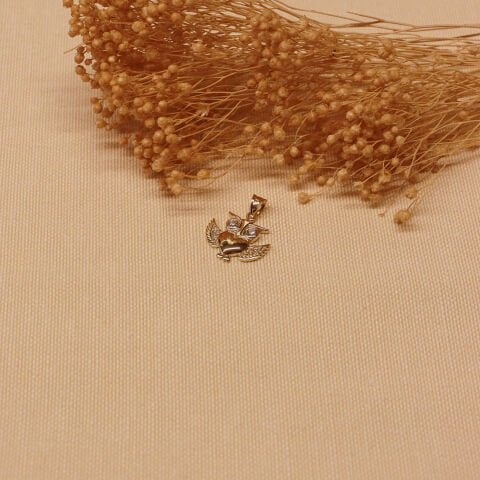 Baykuş Minimal Kolye Ucu