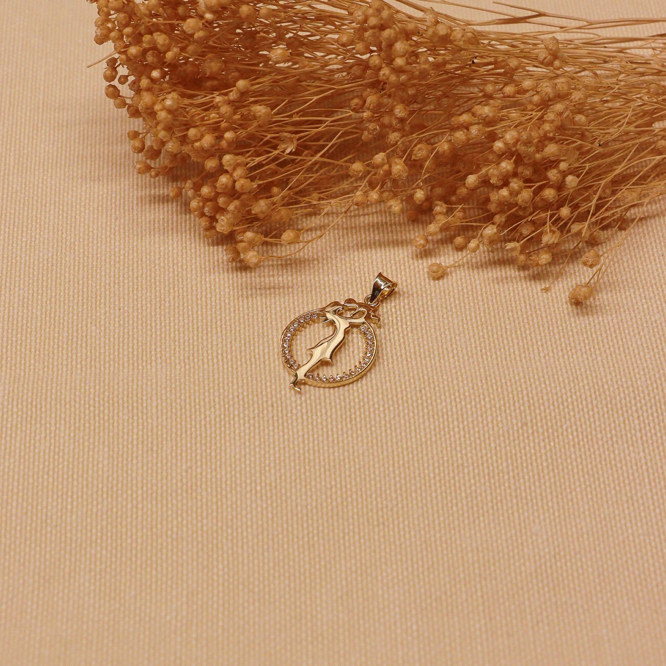 Anne ve Bebek Modern Kolye Ucu