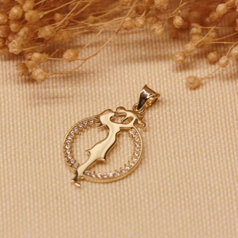 Anne ve Bebek Modern Kolye Ucu