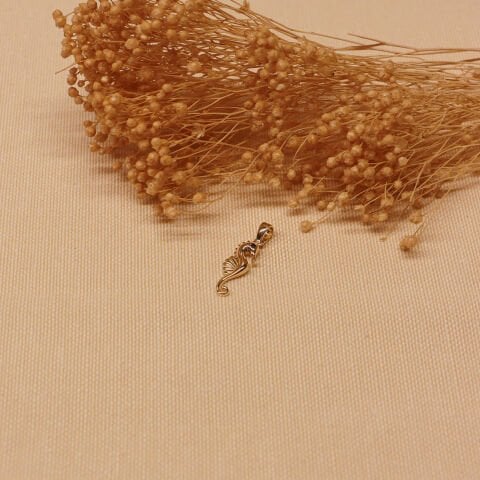 Deniz Atı Minimal Kolye Ucu