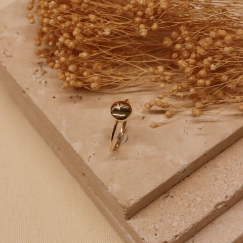 Düğme Minimal Yüzük