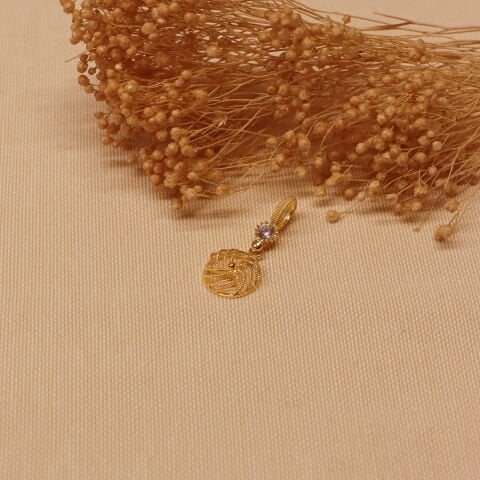 Örme Tasarım Modern Kolye Ucu