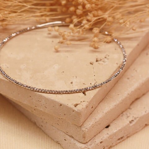 2 Mm Beyaz Dorika Minimal Kelepçe