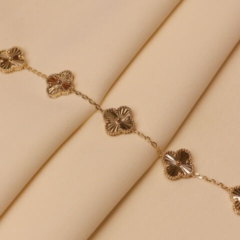 5 Kalemli Yonca Modern Bileklik