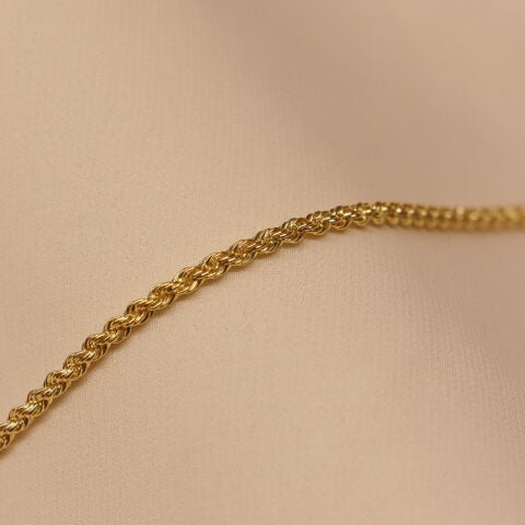4 Mm Halat Zincir Modern Bileklik