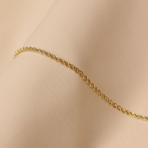 4 Mm Halat Zincir Modern Bileklik