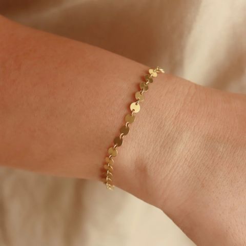 Sıra Sıra Pul Minimal Bileklik