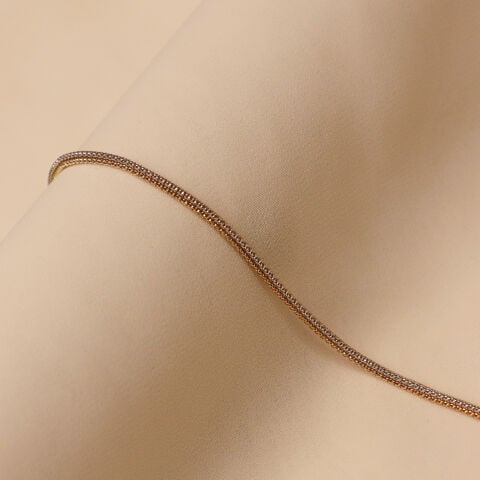 Üç Renk Örme Zincir Modern Bileklik