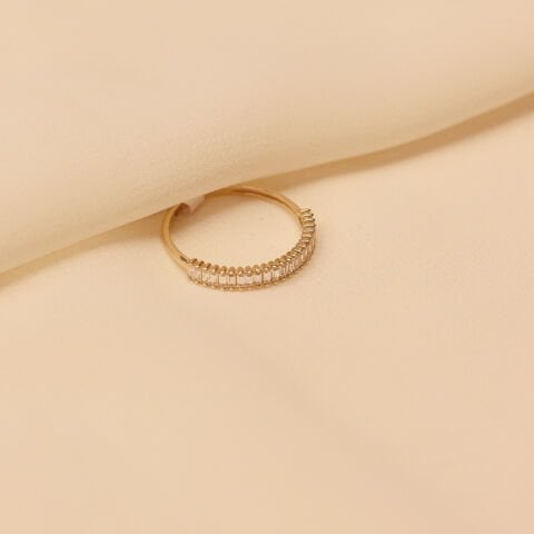 Yarımtur Minimal Yüzük