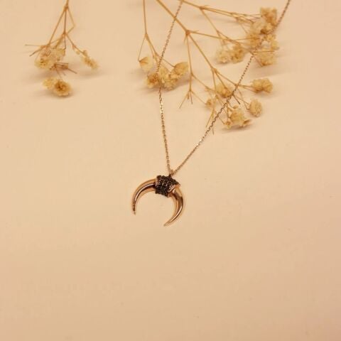 Fil Dişi Minimal Kolye