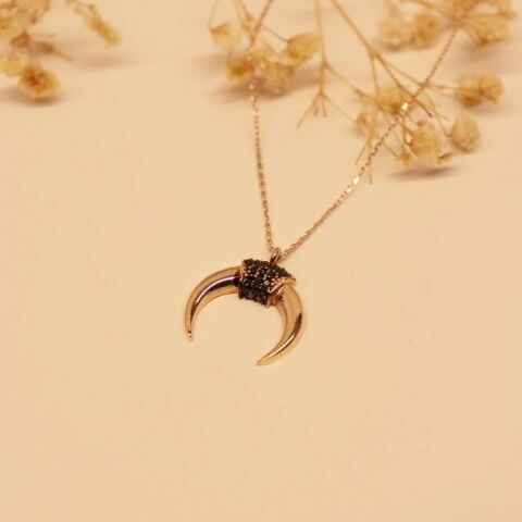 Fil Dişi Minimal Kolye